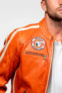 Blouson Homme Von Dutch Road Von Sheep Atlas Veg Burnt Orange