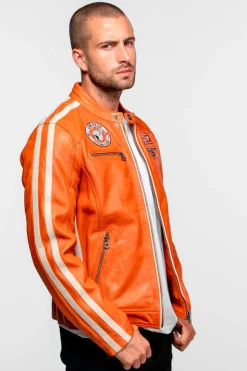 Blouson Homme Von Dutch Road Von Sheep Atlas Veg Burnt Orange