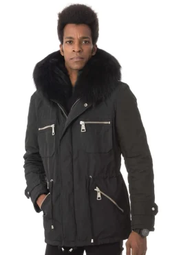 Blouson Homme Wild Arctic By Flo & Clo Joker Tex + Fur Piuminonero