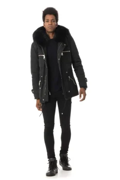Blouson Homme Wild Arctic By Flo & Clo Joker Tex + Fur Piuminonero