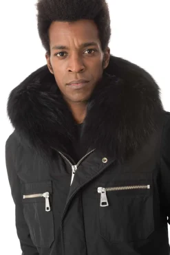 Blouson Homme Wild Arctic By Flo & Clo Joker Tex + Fur Piuminonero