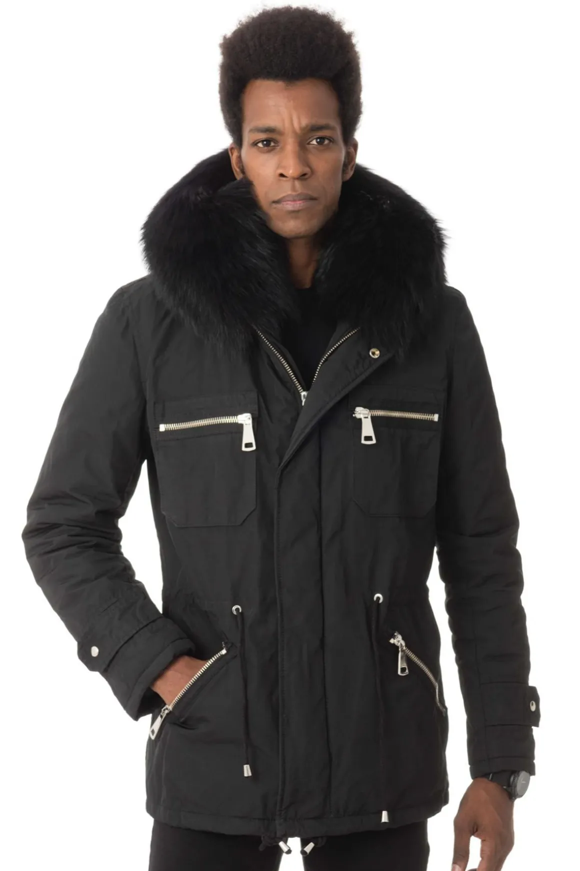 Blouson Homme Wild Arctic By Flo & Clo Joker Tex + Fur Piuminonero