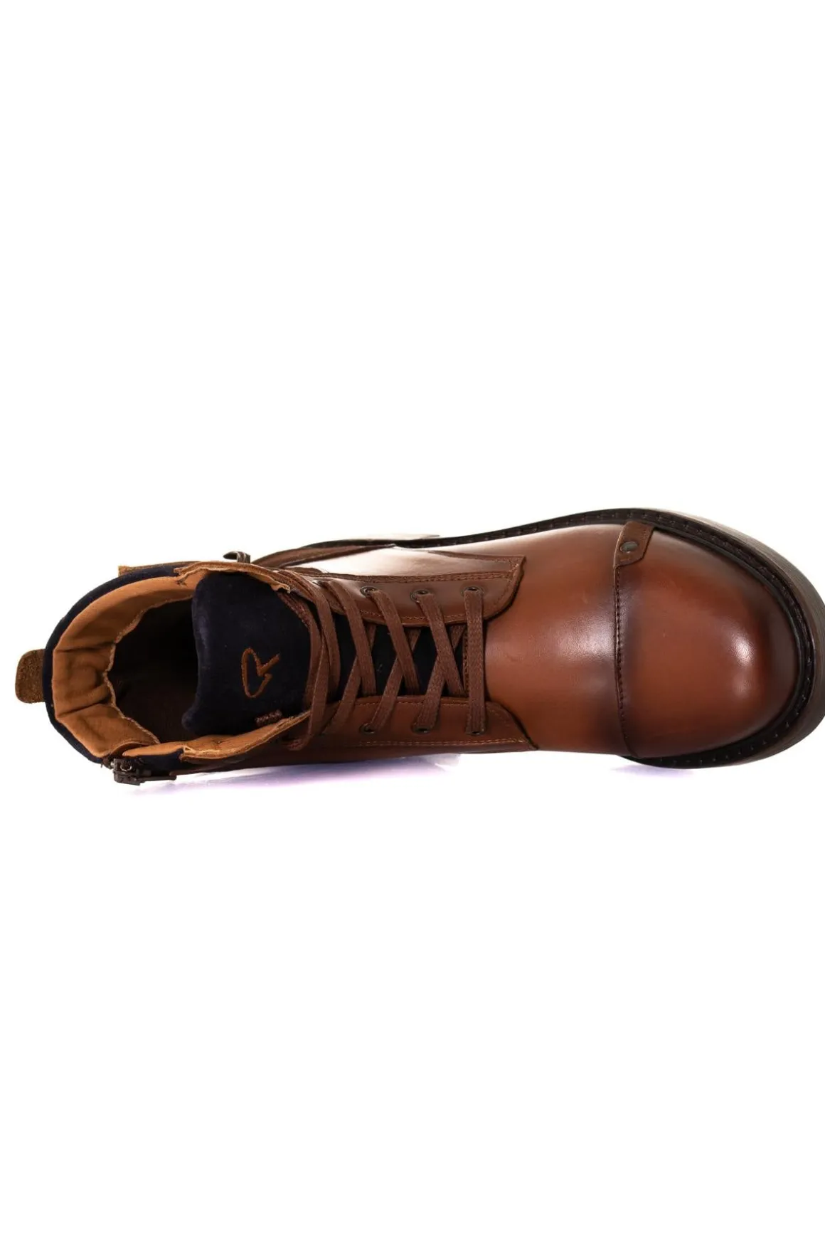 Boots / Bottes Femme Redskins Florine Cognac Marine