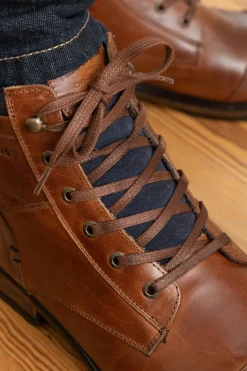 Boots / Bottes Homme Redskins Yani Cognac Marine