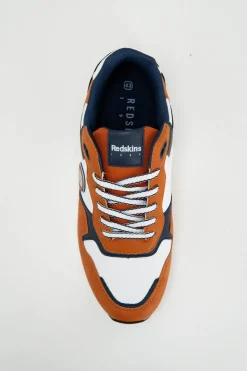 Chaussures Homme Redskins Oyat3 Orange Marine Blanc