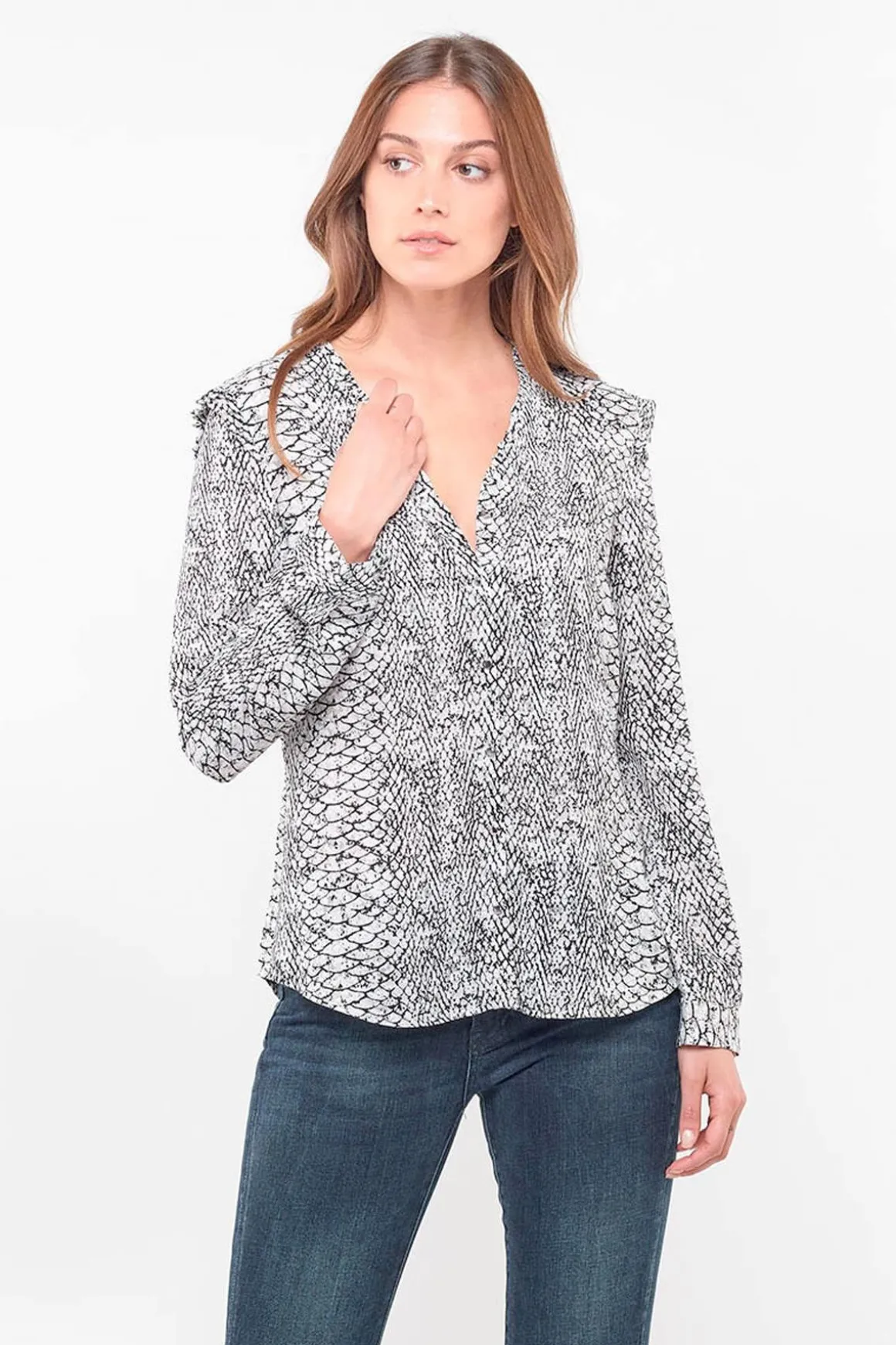 Chemise Femme Le Temps Des Cerises Che Westy Ecru