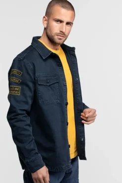Chemise Homme Daytona Melhart Bull Denim Navy