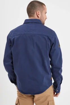 Chemise Homme Daytona Spandon Bull Denim Bleu De Chine