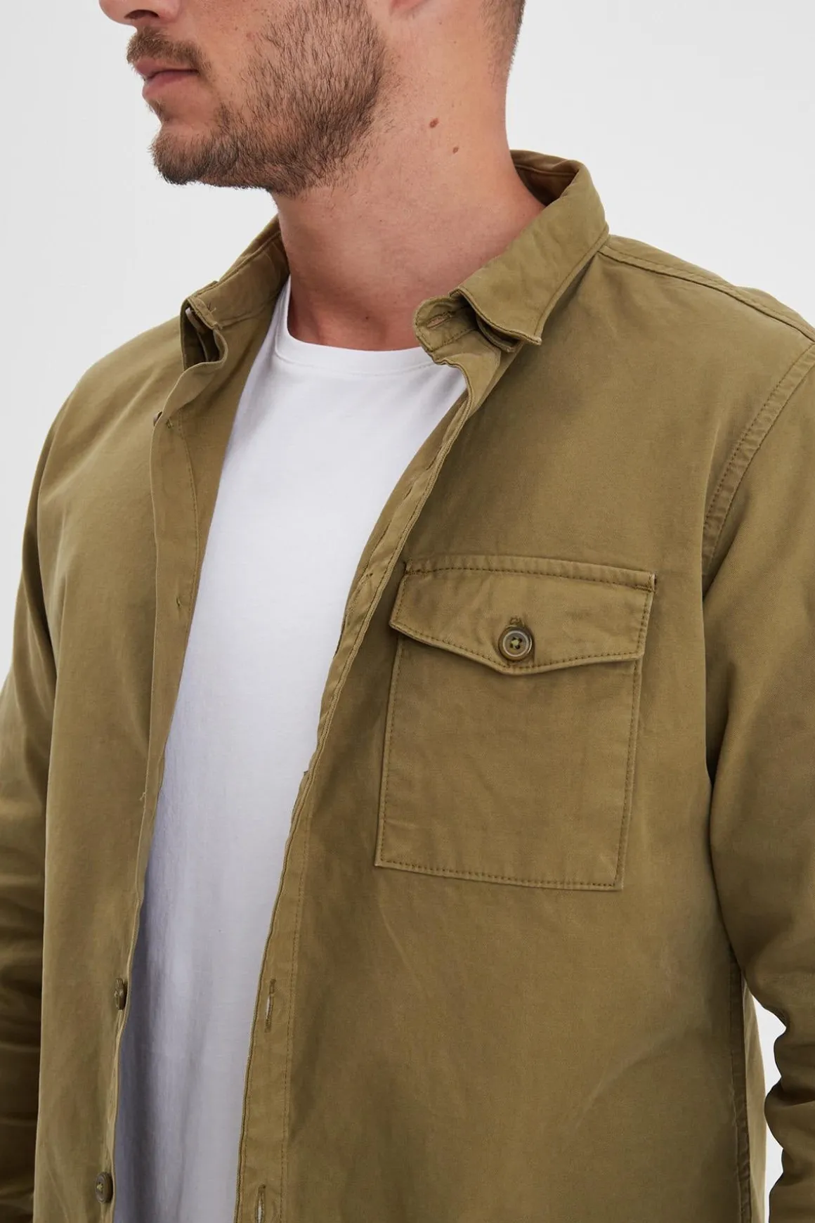 Chemise Homme Daytona Vassar Prescott Twill Sage Stone