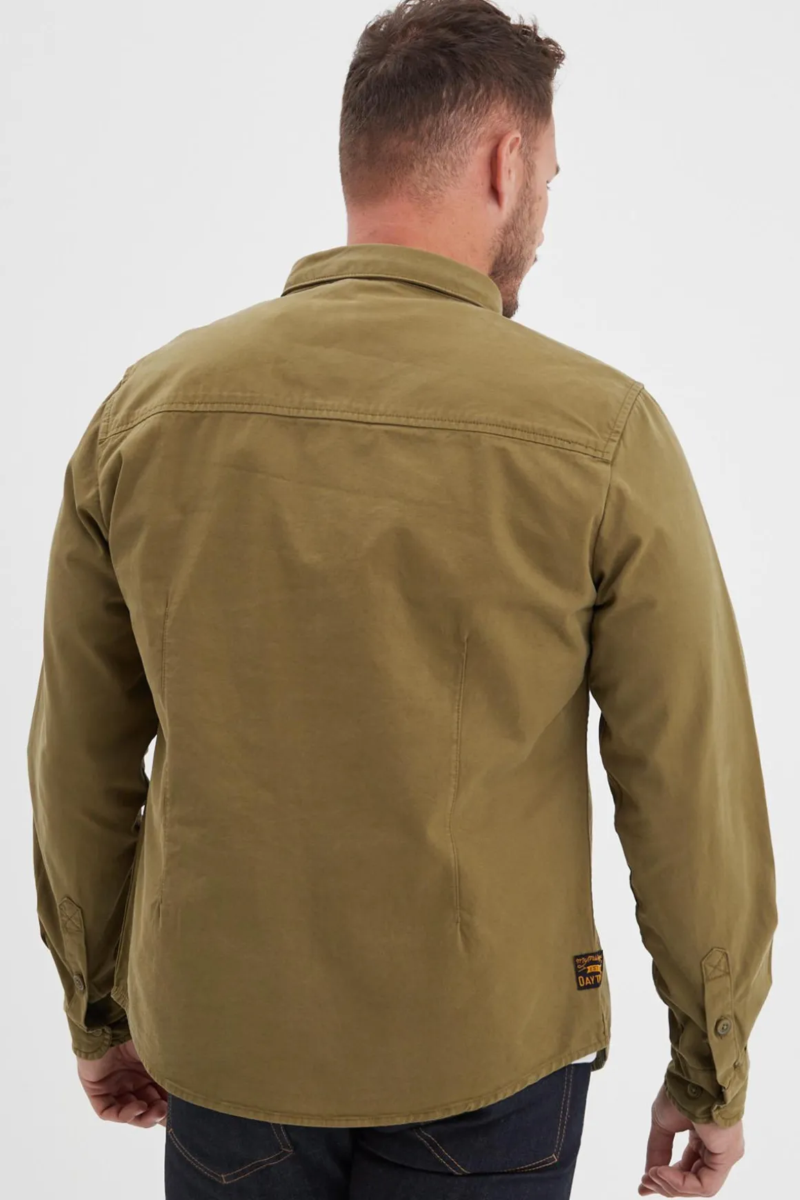 Chemise Homme Daytona Vassar Prescott Twill Sage Stone