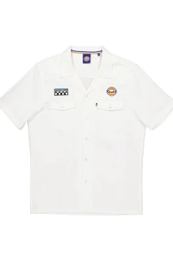Chemise Homme Gulf Chemise Shm04-003 Ecru