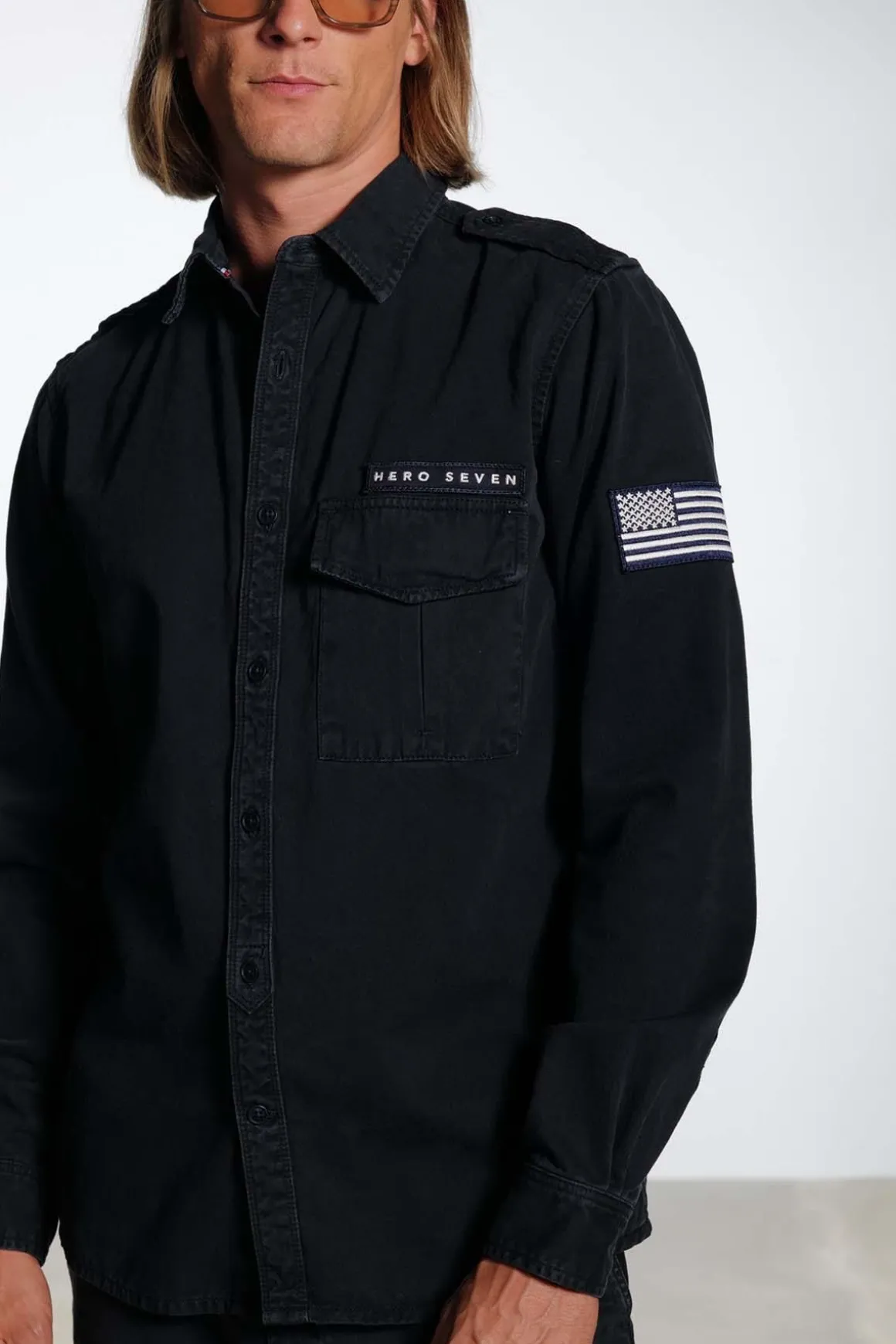 Chemise Homme Hero Seven Smq Shirt Dark Blue