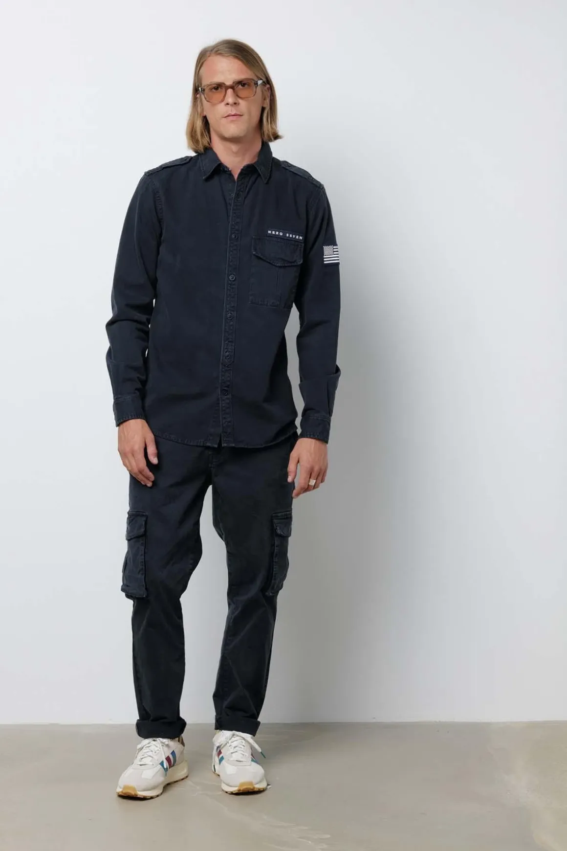 Chemise Homme Hero Seven Smq Shirt Dark Blue