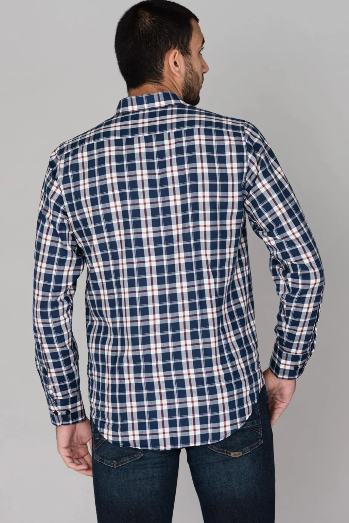 Chemise Homme Mcs Chemise C0174-752 Marine
