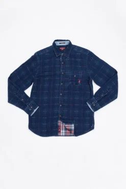 Chemise Homme Mcs Mfchml-C009-754 Indigo