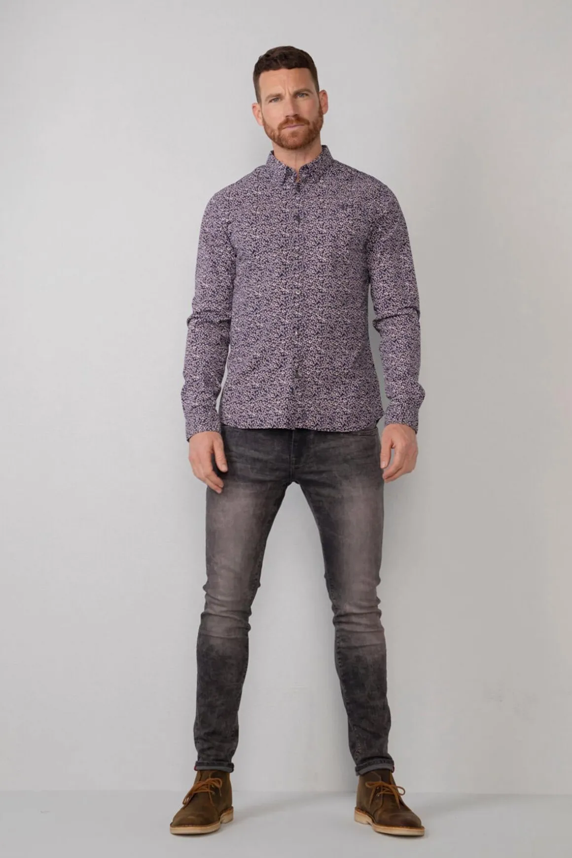 Chemise Homme Petrol Industries Sil412 5147 Dark Petrol