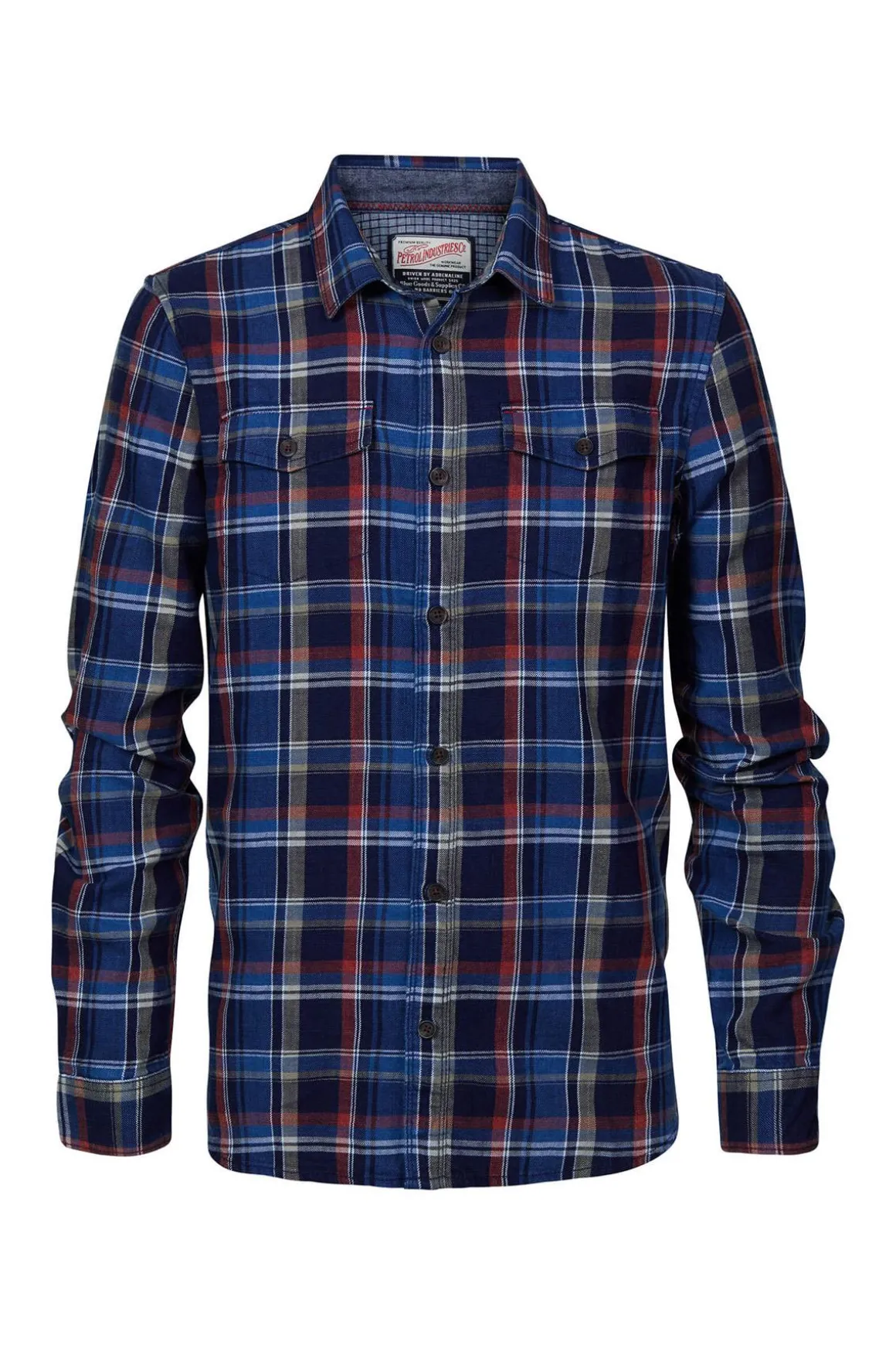 Chemise Homme Petrol Industries Sil4210 3154 Spice Red