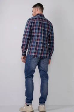 Chemise Homme Petrol Industries Sil4210 3154 Spice Red