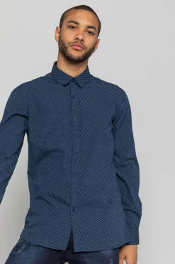 Chemise Homme Redskins Kiks Via Dark Navy