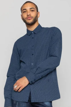 Chemise Homme Redskins Kiks Via Dark Navy