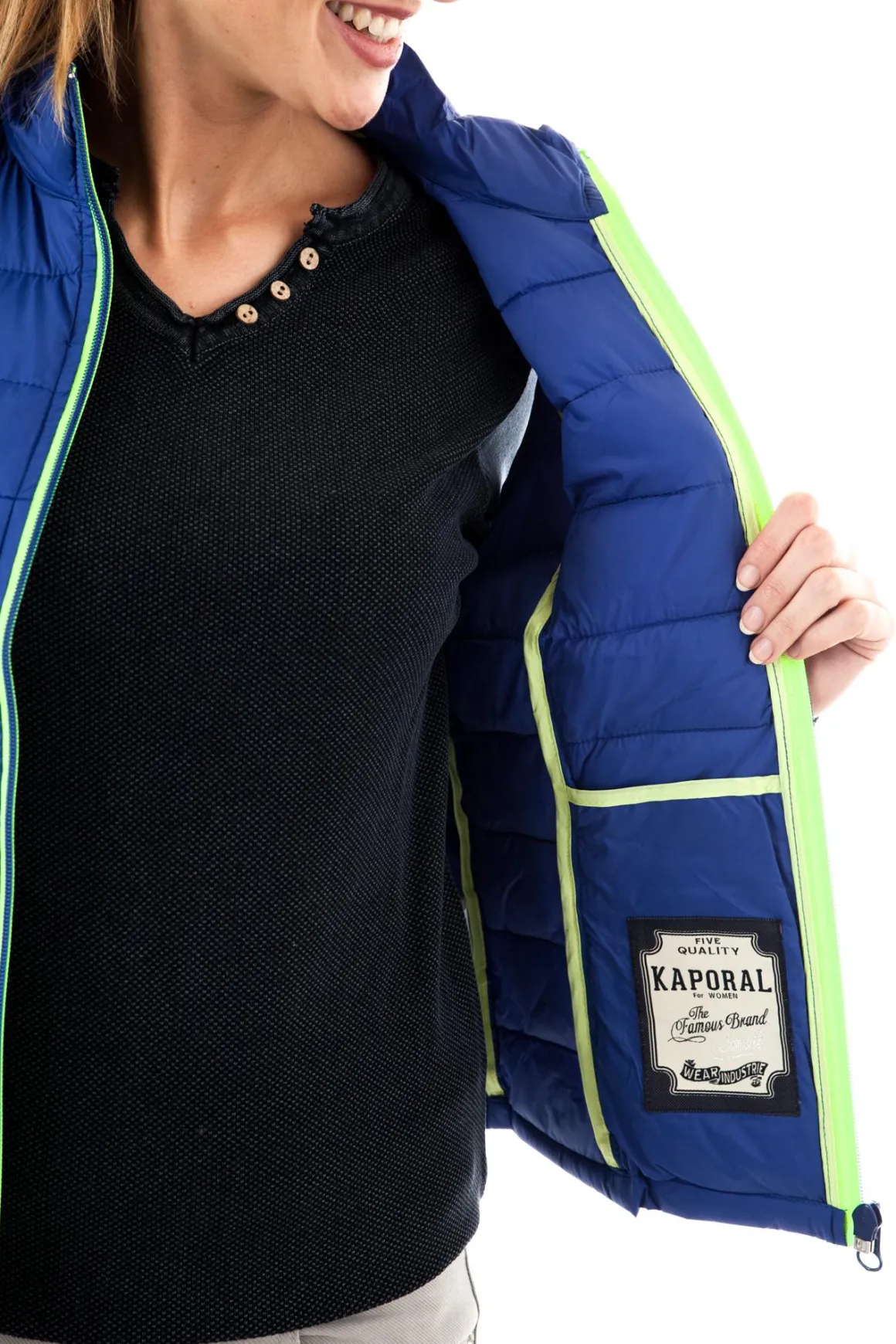 Doudoune Femme Kaporal Bee Blue Bic
