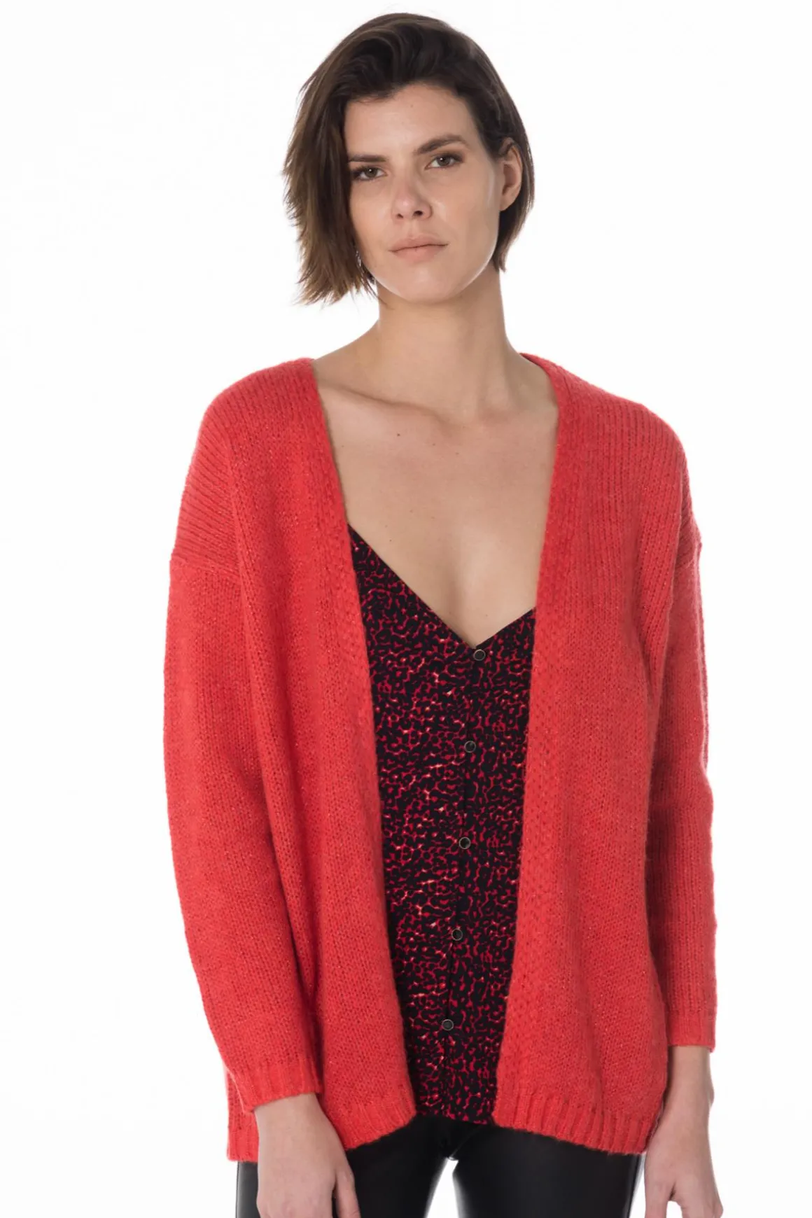 Gilet Femme La Petite Étoile Suzie Rouge Vermillon