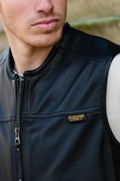 Gilet Homme Daytona West Road Goat Deer Black
