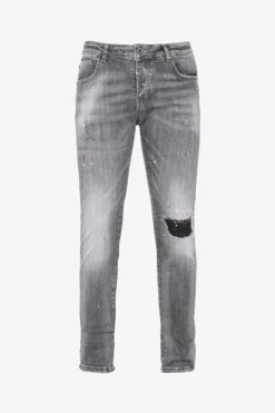 Jean Homme Horspist Smoky Grey Destroy