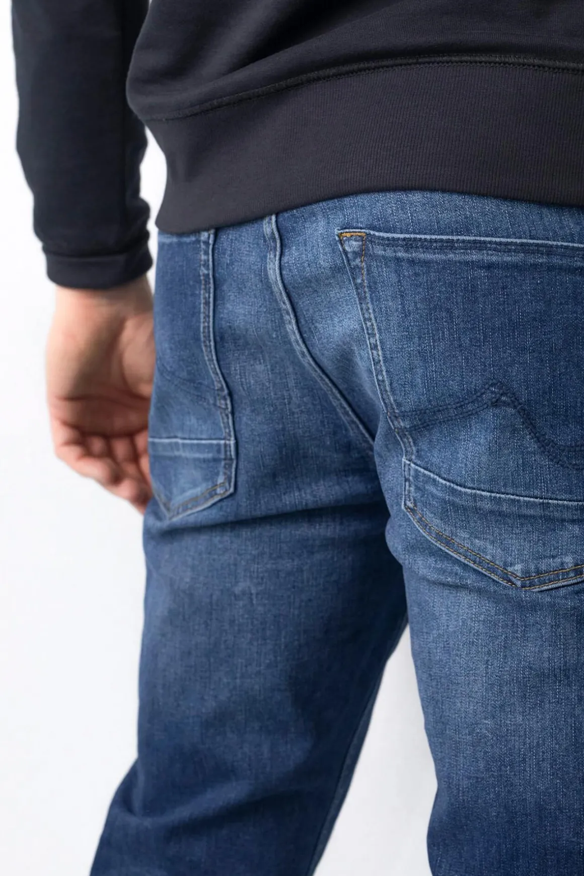 Jean Homme Petrol Industries Russel 5850 Vintage Blue L32