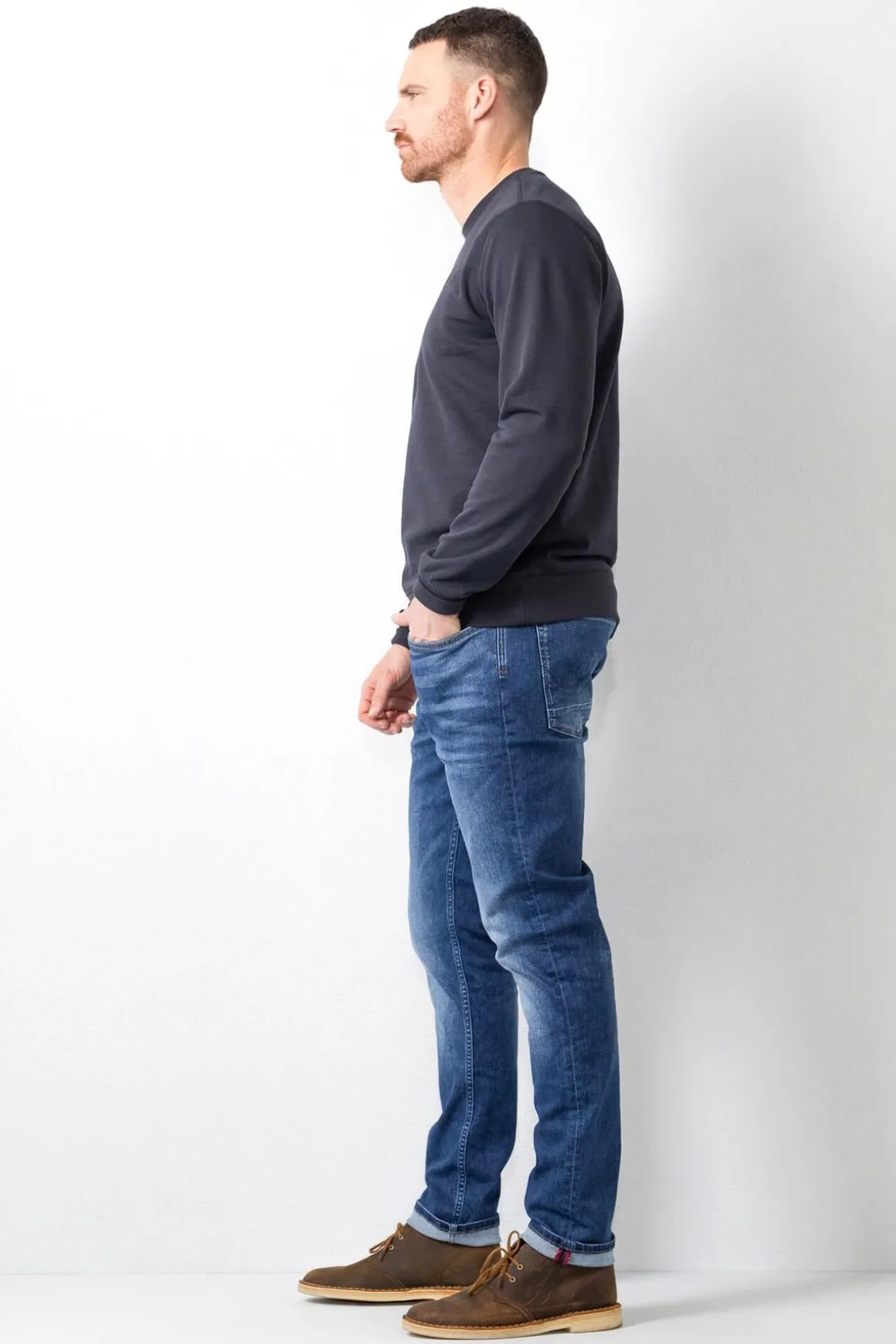 Jean Homme Petrol Industries Russel 5850 Vintage Blue L32