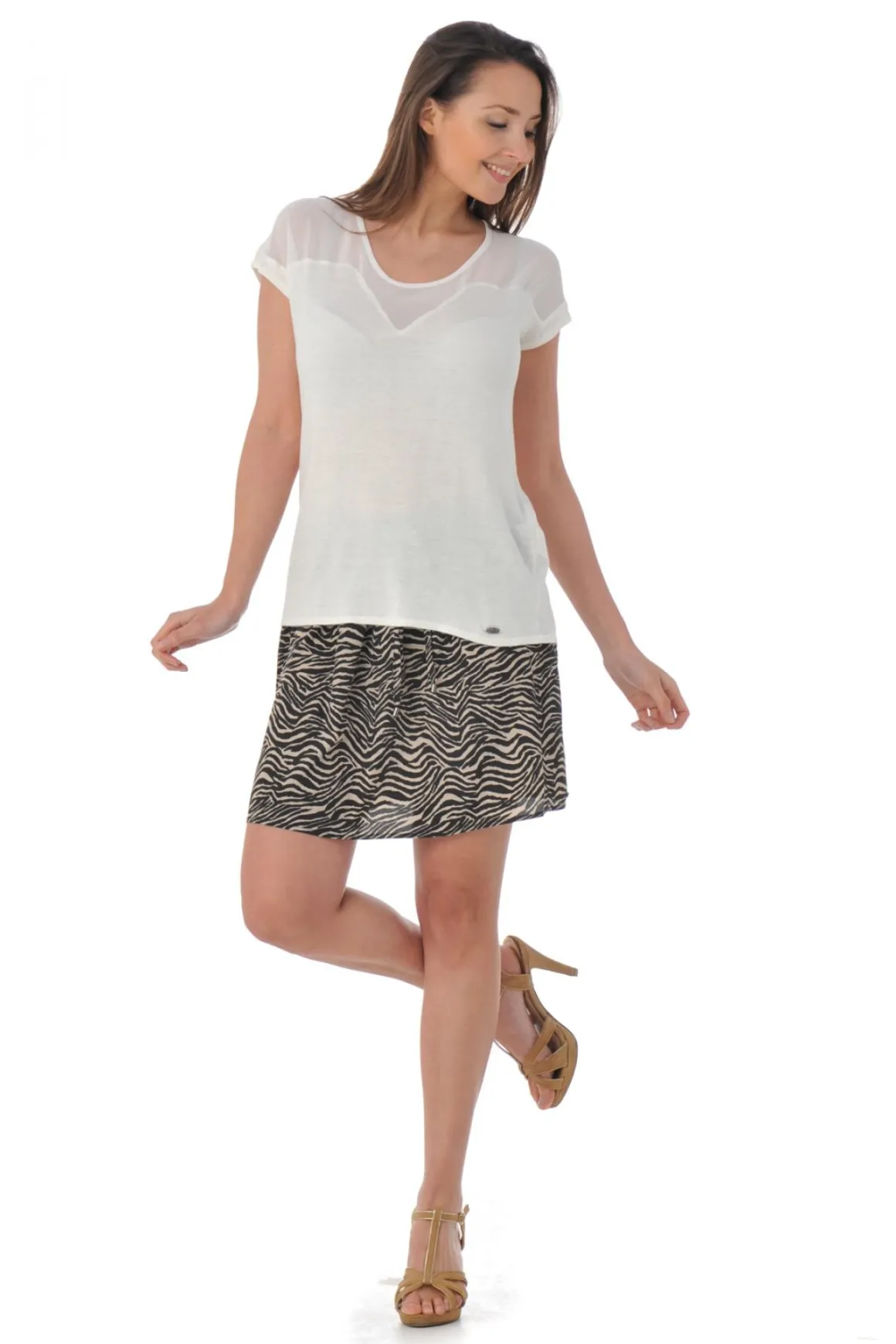 Jupe/Robe Femme Kaporal Next Beige