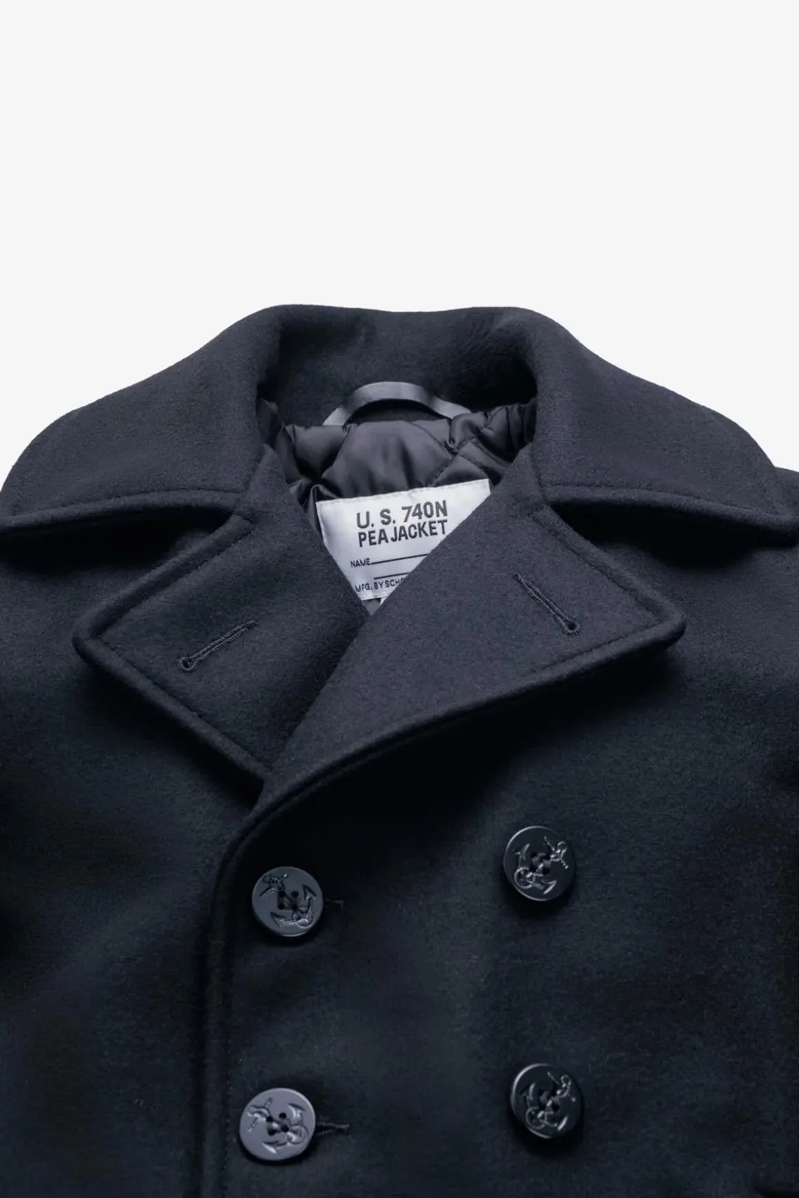 Manteau Homme Schott Caban 740 Marine
