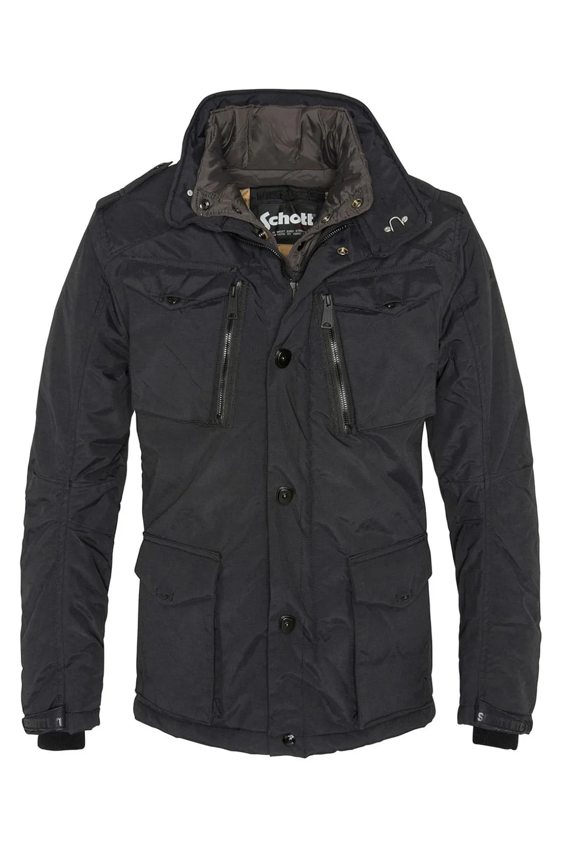 Manteau Homme Schott Field Noir