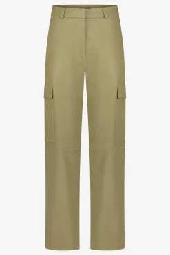 Pantalon Femme Ibana Pleuni Moss Green