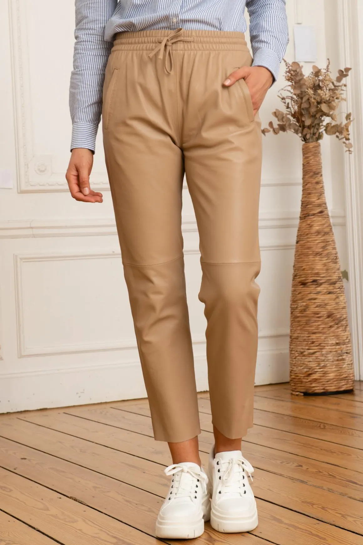 Pantalon Femme Oakwood Gift Beige Fonce 625