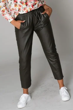 Pantalon Femme Oakwood Gift Kaki Fonce 626