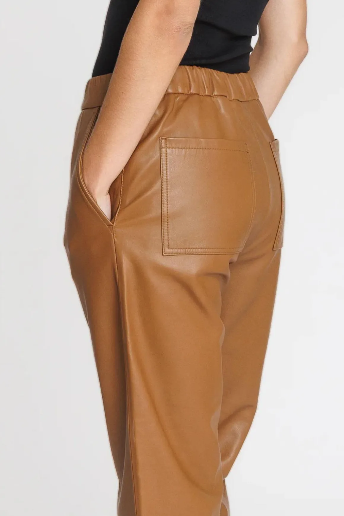Pantalon Femme Serge Pariente Sarah Pant Cognac