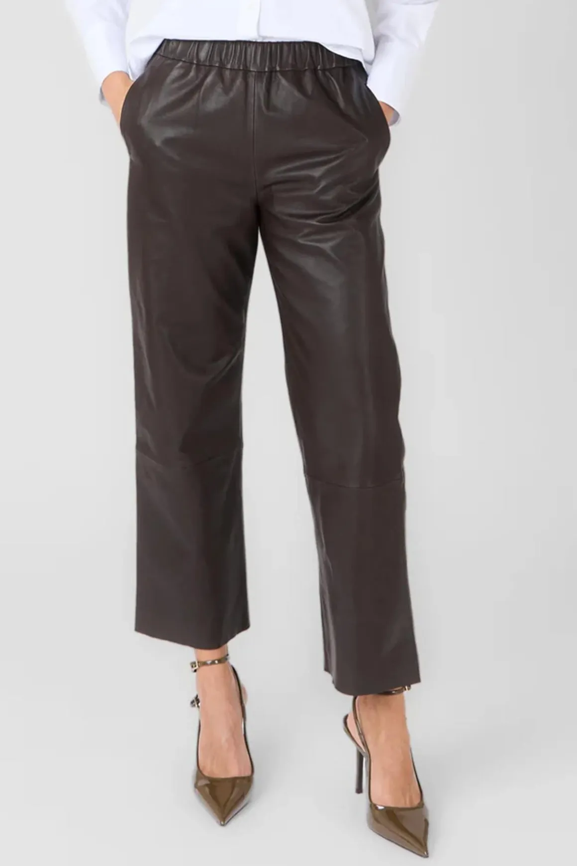 Pantalon Femme Serge Pariente Sarah Pant Brown