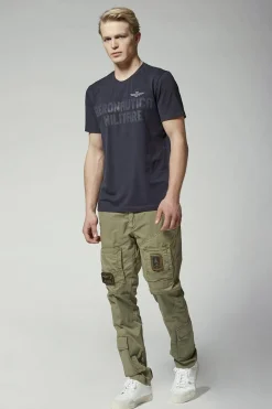 Pantalon Homme Aeronautica Militare Pa1387Ct1493 39261 Green