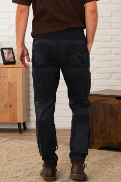 Pantalon Homme Aeronautica Militare Pa1664Uct04241 Blu Navy