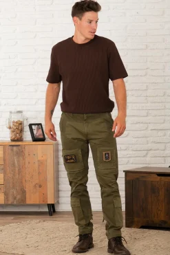 Pantalon Homme Aeronautica Militare Pa1664Uct04241 Dark Olive