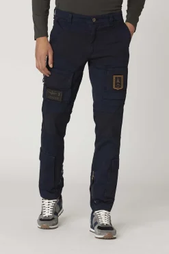 Pantalon Homme Aeronautica Militare Pa1557Ct3170 Dark Blue
