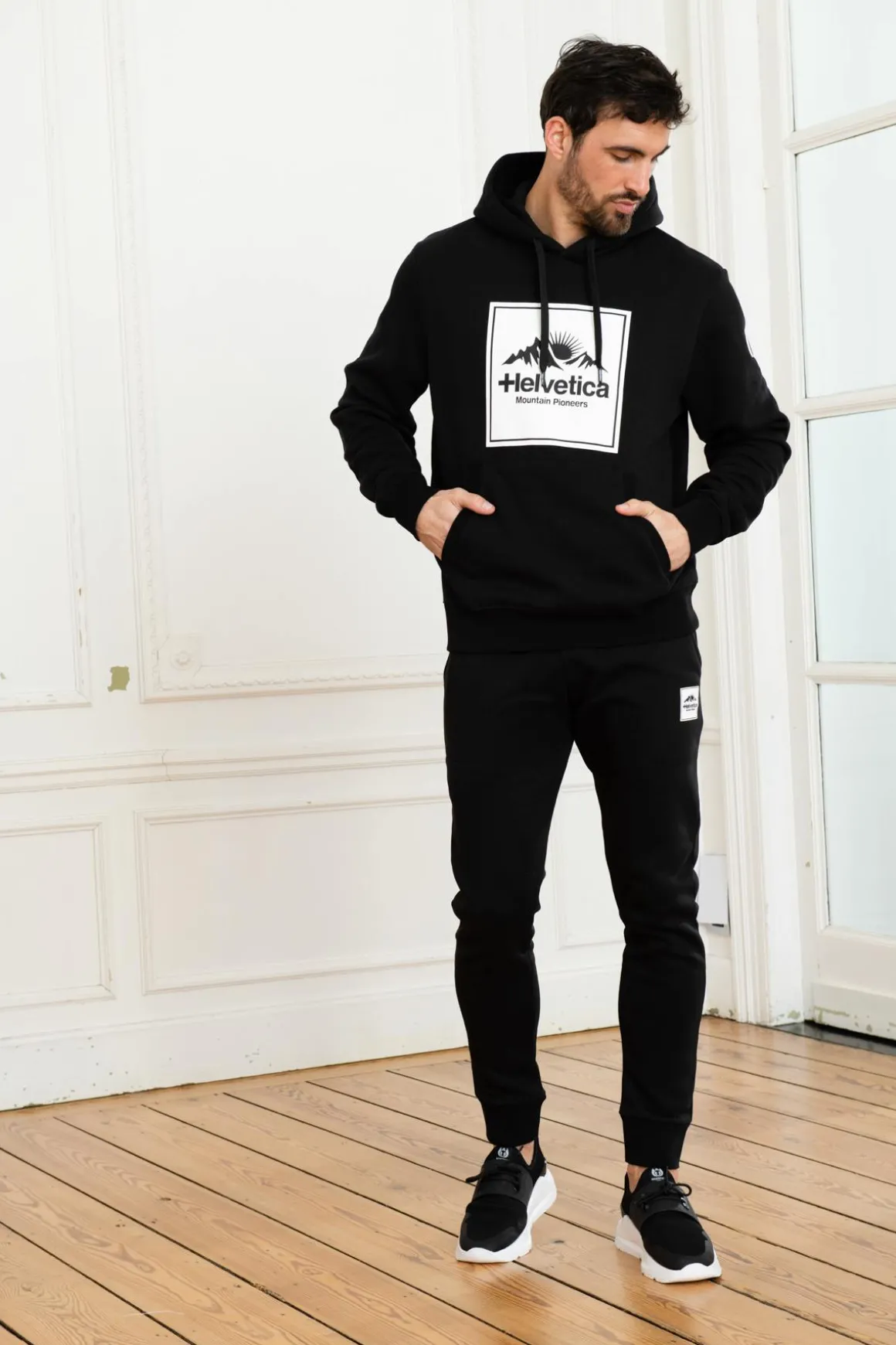 Pantalon Homme Helvetica Mountain Pioneers Akins Black