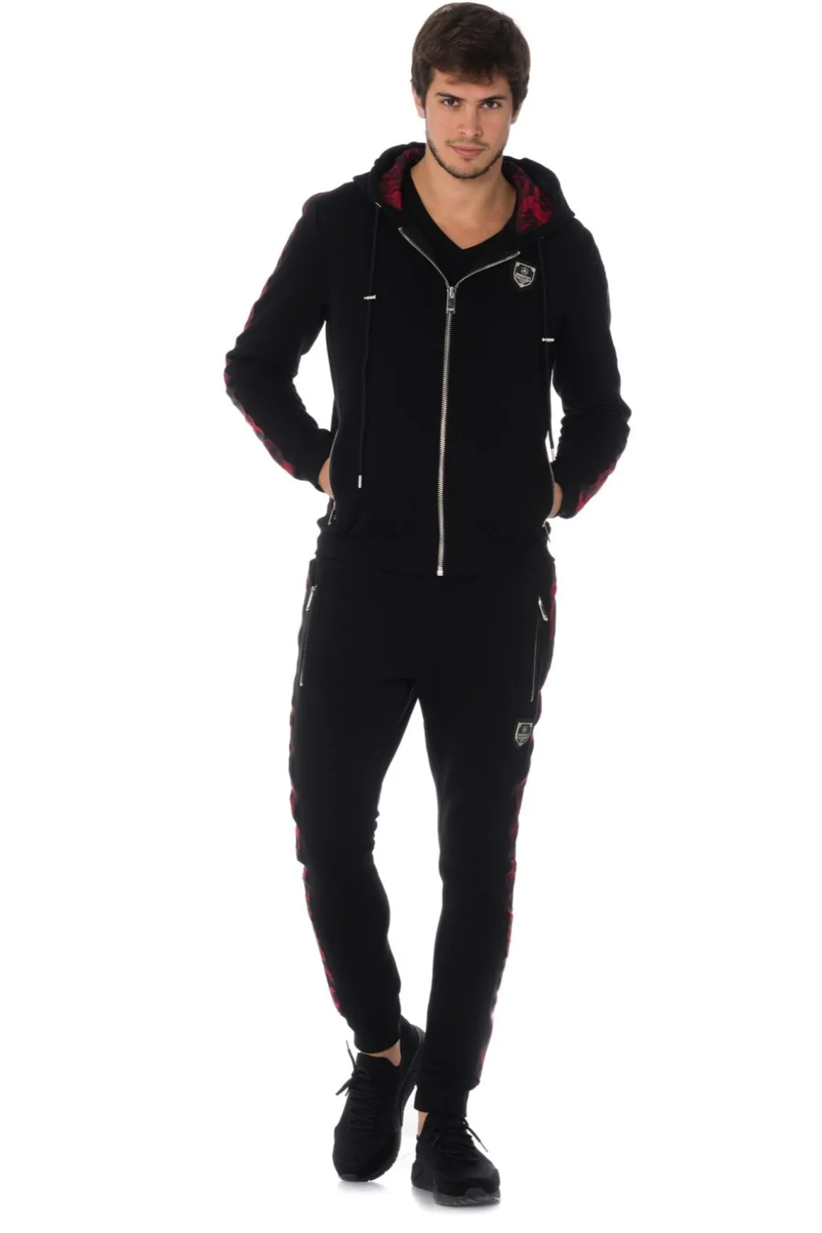 Pantalon Homme Horspist Manchester Black/Red