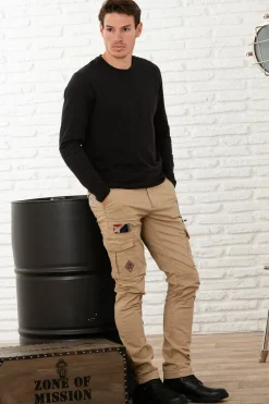 Pantalon Homme Patrouille De France Aix Vision Beige