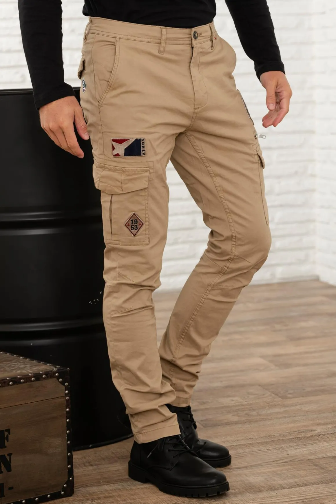 Pantalon Homme Patrouille De France Aix Vision Beige