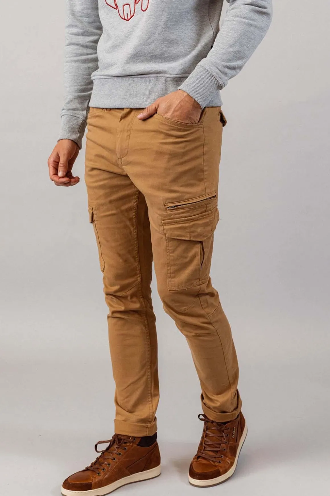 Pantalon Homme Patrouille De France Largo Mahevan Camel