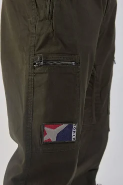 Pantalon Homme Patrouille De France Mach 1 Aircraft Army Green