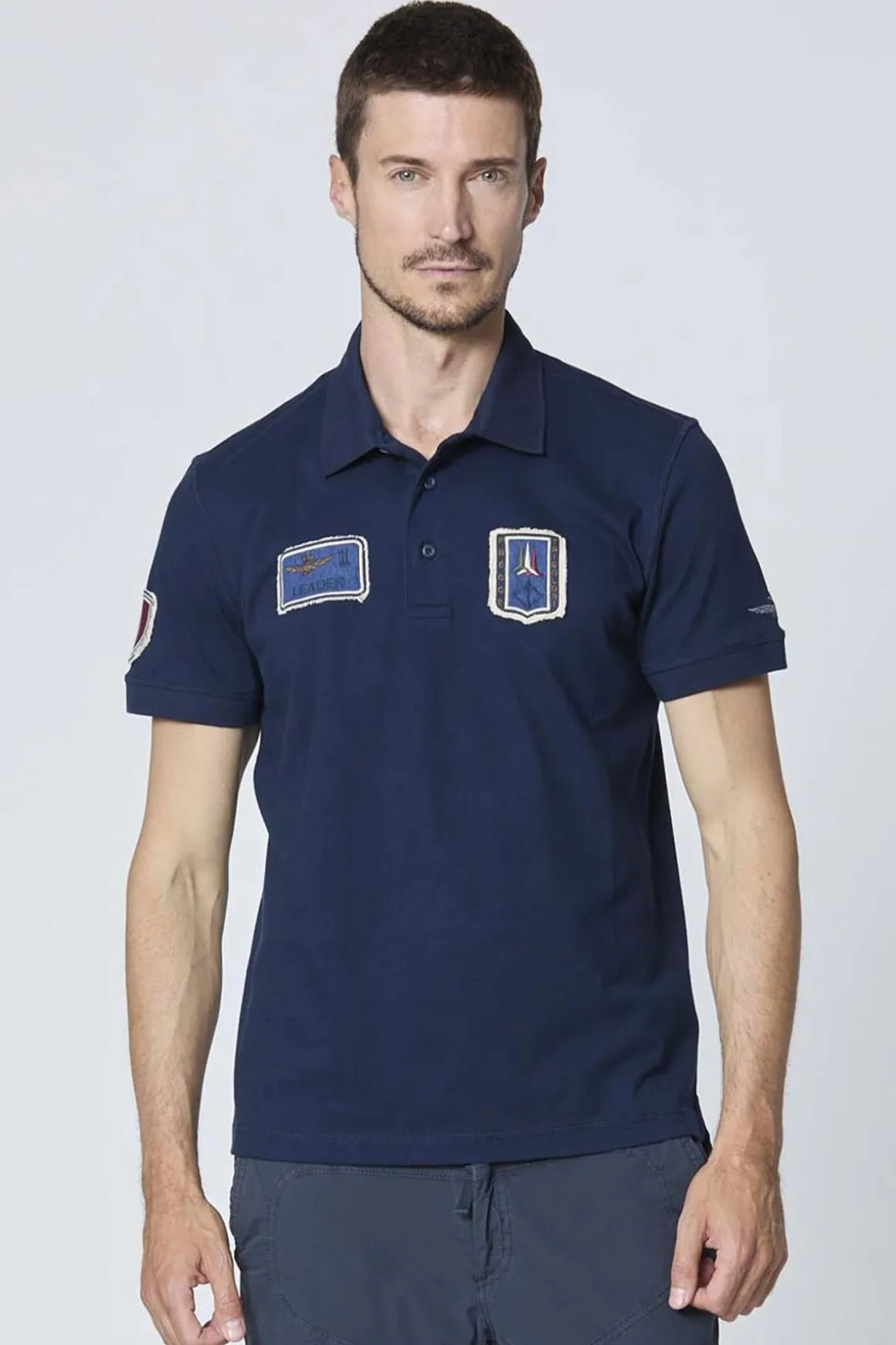 Polo Homme Aeronautica Militare Polo Po1851P344 08184 Blu Navy