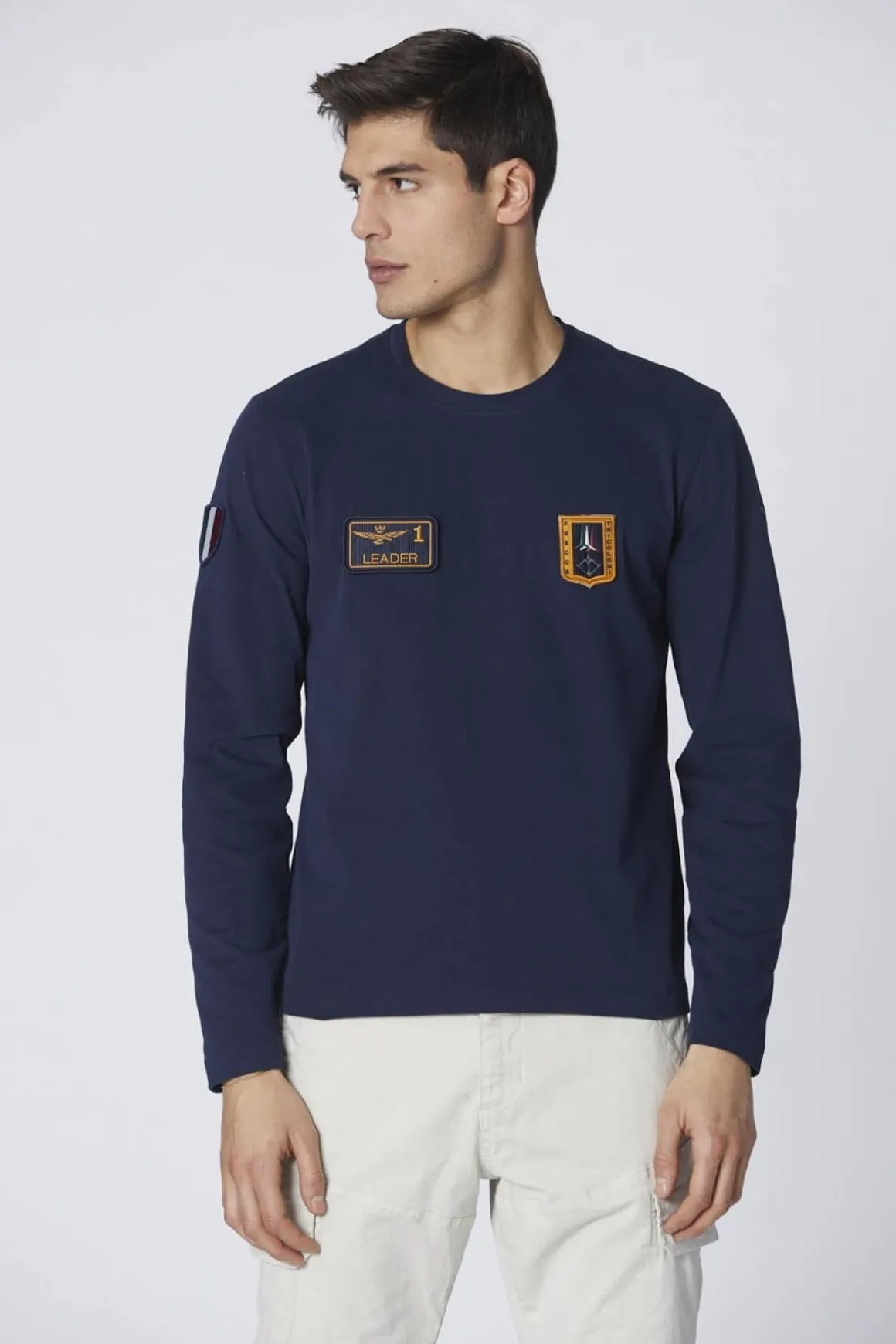Polo Homme Aeronautica Militare Ts2317J489 08380 Dark Blu